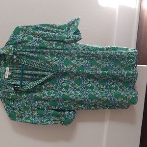 Green dress blouse